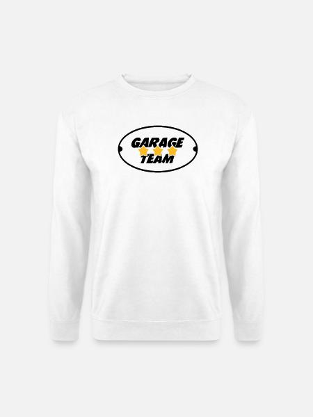 Garage Team - Sweat-shirt Unisexe - blanc