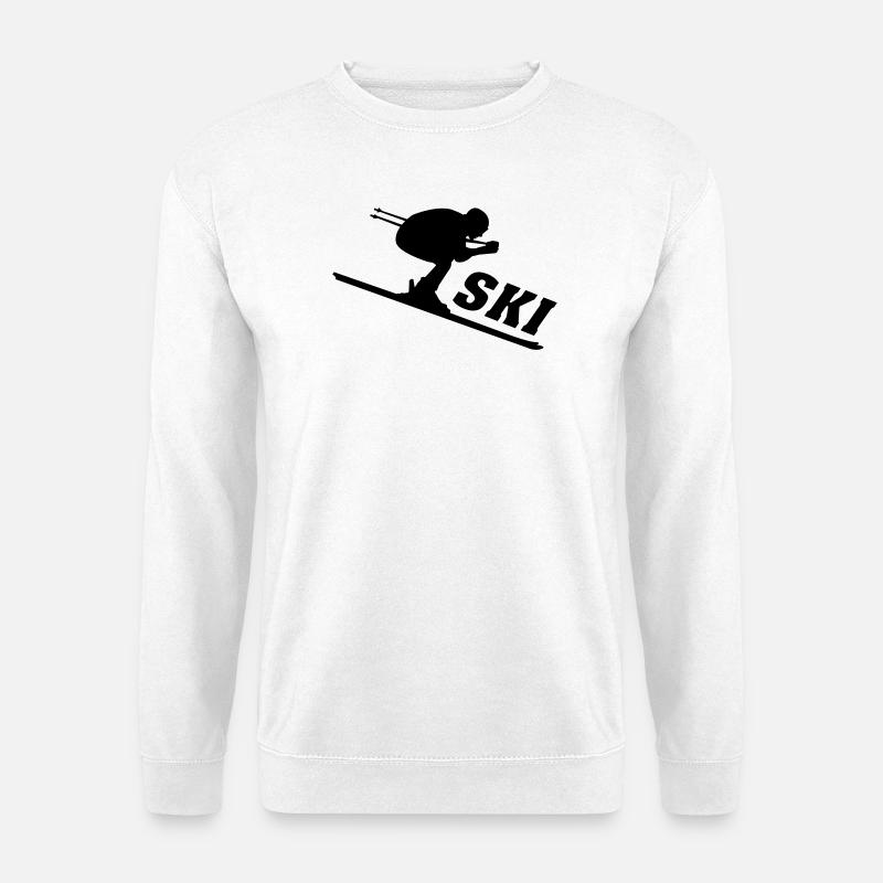 Skirenner - Unisex Pullover - Weiß