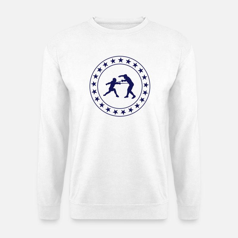 Fencing / Escrime / Fechten - Unisex Pullover - Weiß