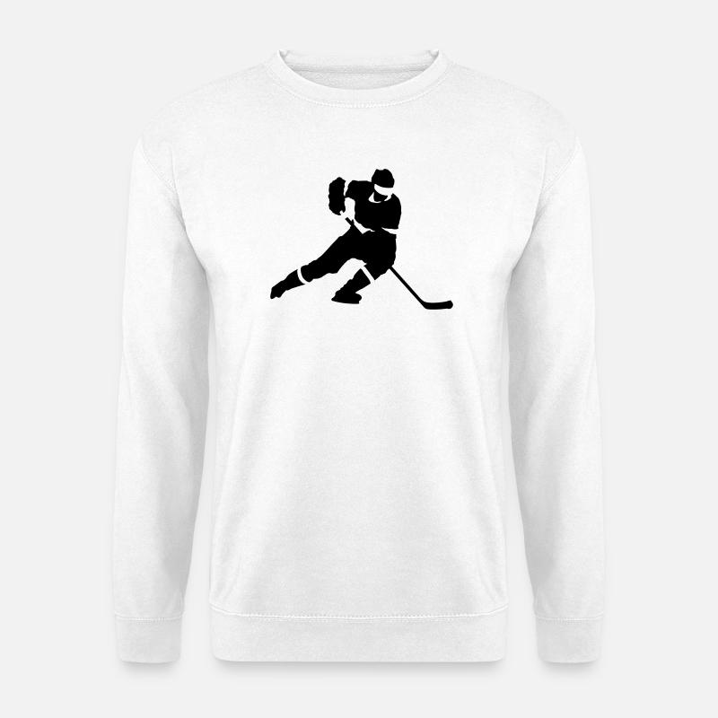 Eishockey - Unisex Pullover - Weiß