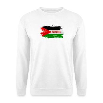 Palästina Flagge / Geschenk - Unisex Pullover - Weiß - Vorne
