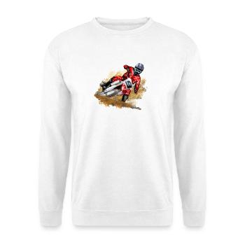 Motocross - Unisex Sweatshirt - white - Front