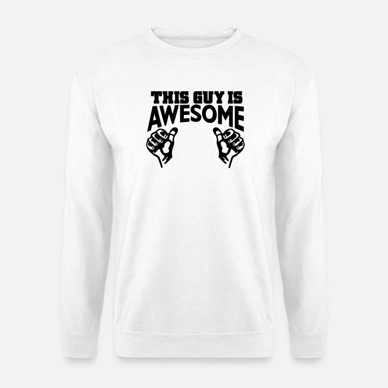 awesome - Unisex Sweatshirt - white