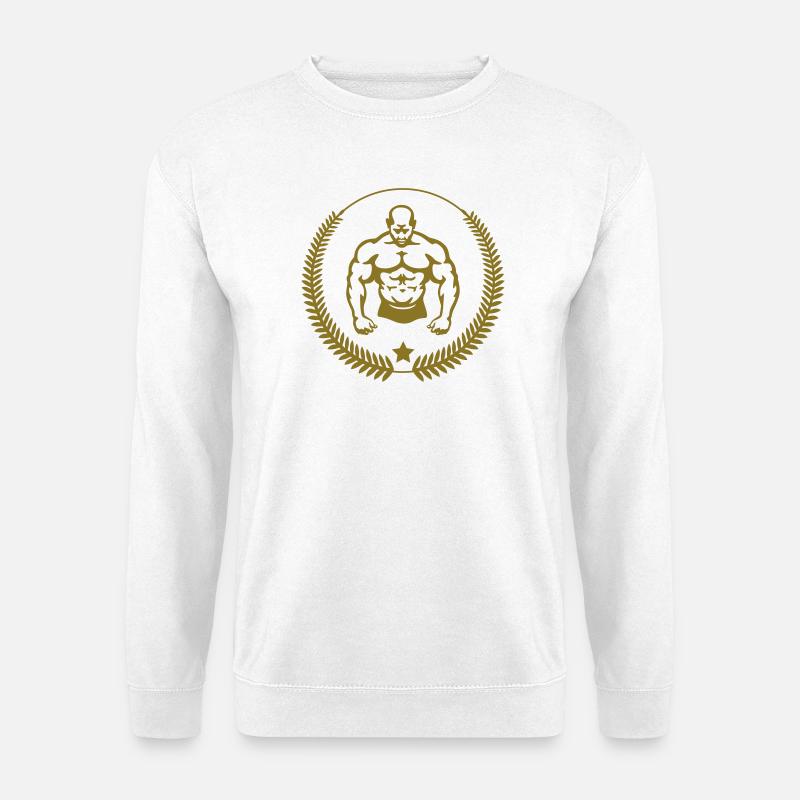 Strength / Krafttraining / Musculation - Unisex Pullover - Weiß