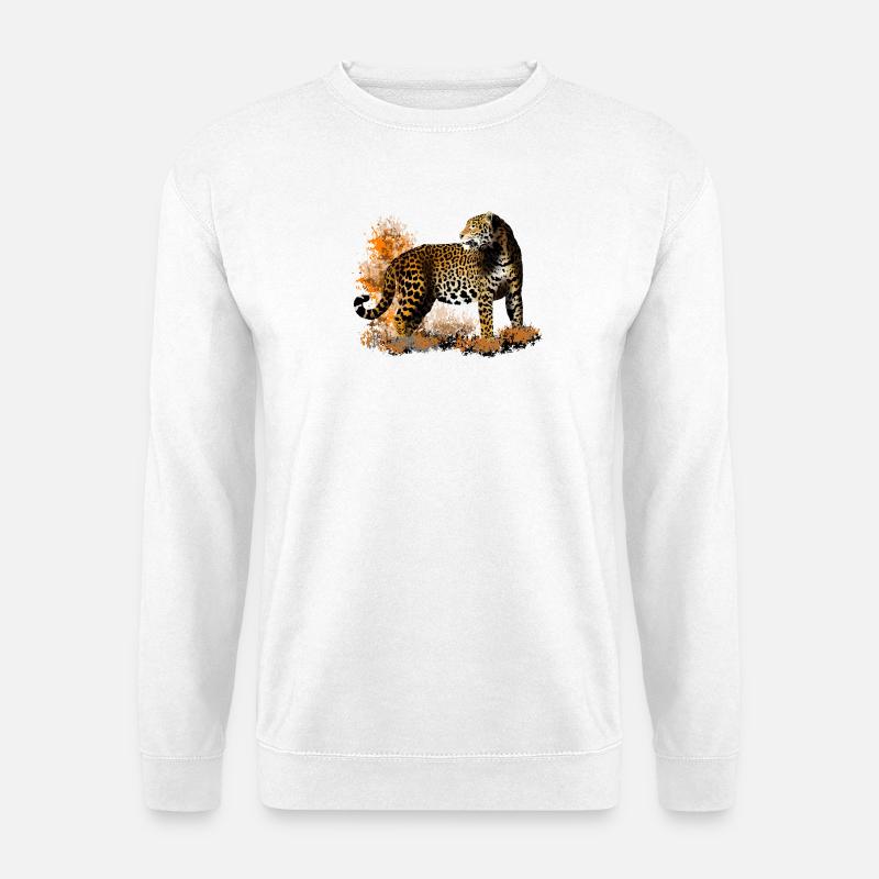 leopard - Unisex Sweatshirt - white
