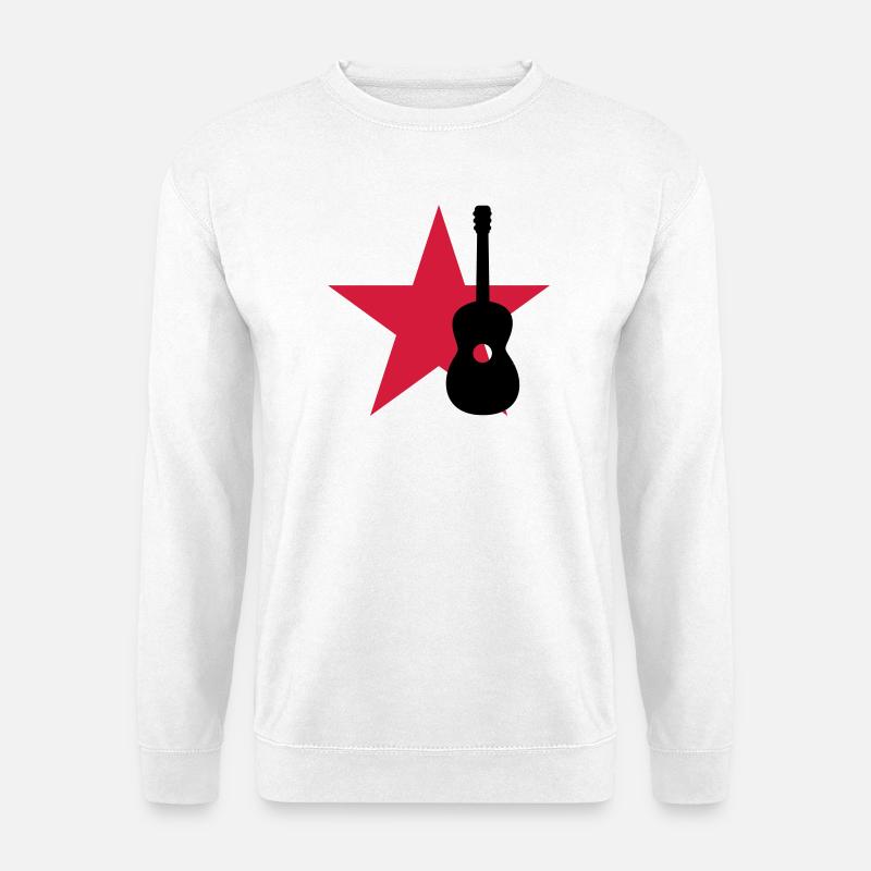Guitarist / Gitarrist / Guitariste - Unisex Pullover - Weiß