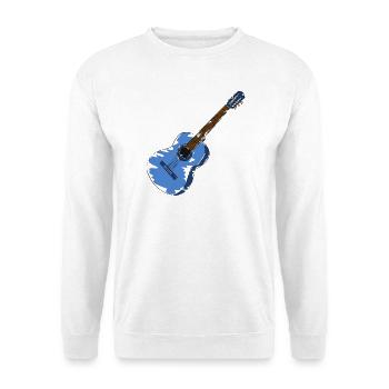 guitare - Sweat-shirt Unisexe - blanc - Devant