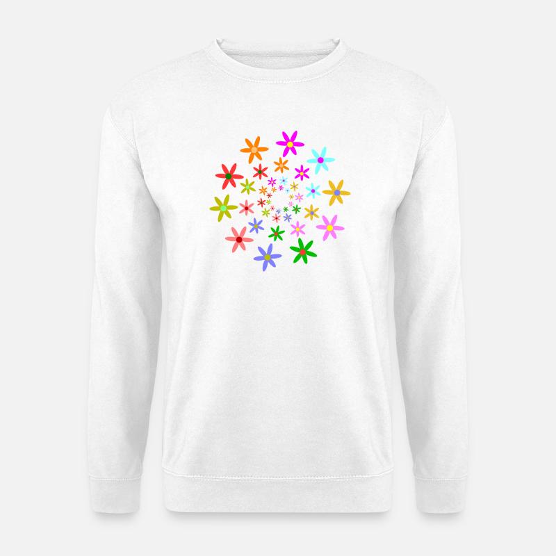 blueten blumen frühling - Unisex Pullover - Weiß