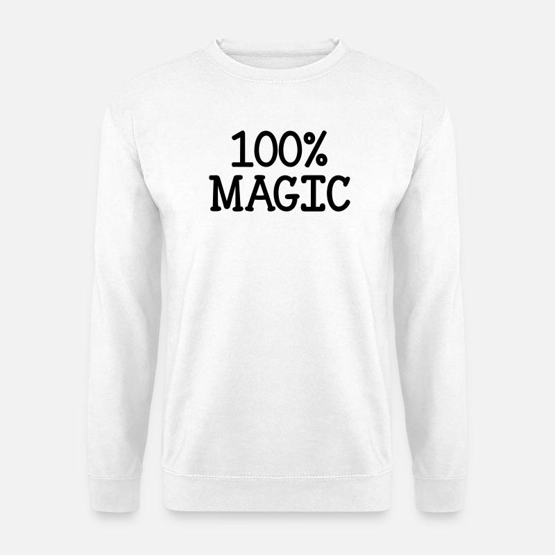 100% Magic - Unisex Sweatshirt - white