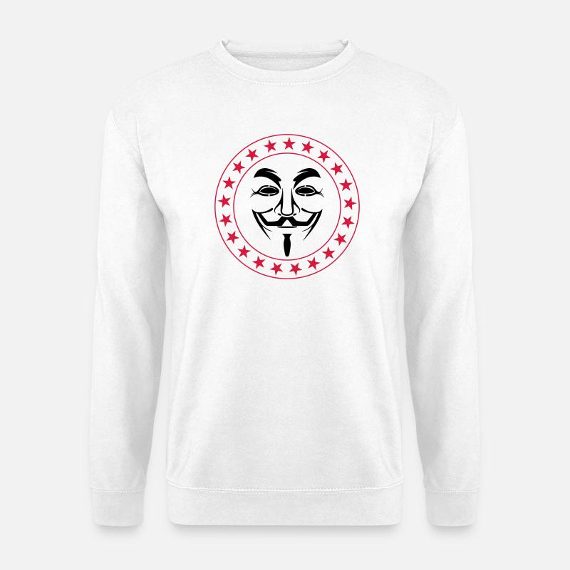 Anonymous - Unisex Pullover - Weiß