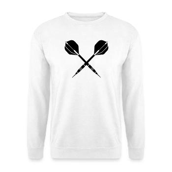 darts - Unisex Sweatshirt - white - Front
