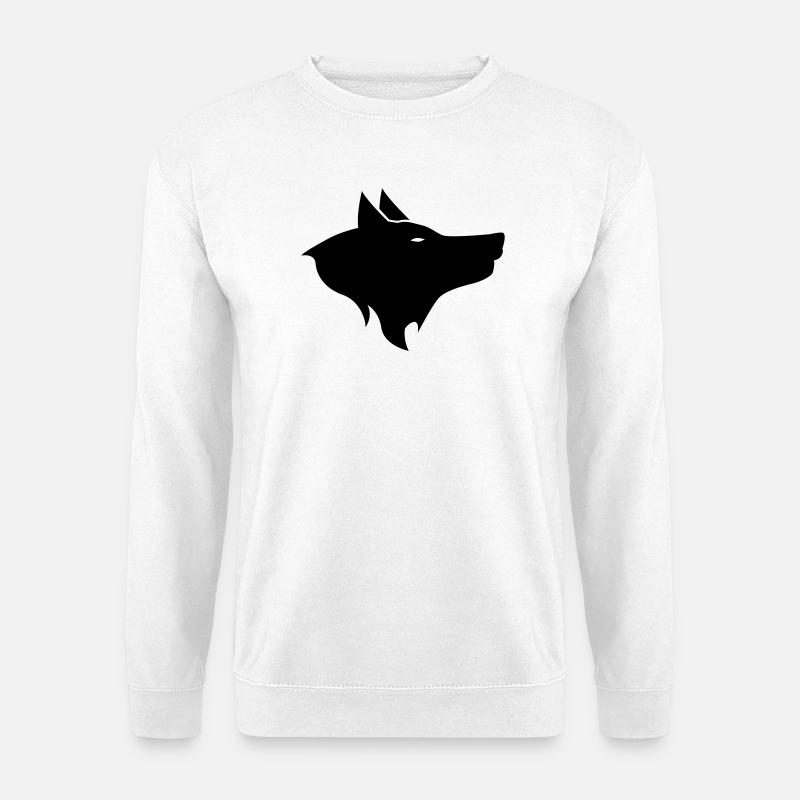 wolf - Unisex Pullover - Weiß