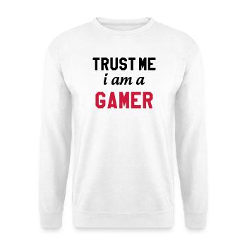 Gamer / Gaming - Sweat-shirt Unisexe - blanc - Devant