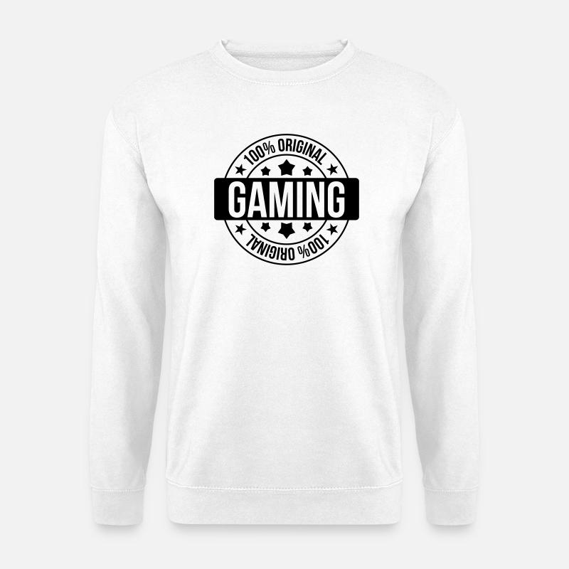 Gamer / Gaming - Unisex Pullover - Weiß