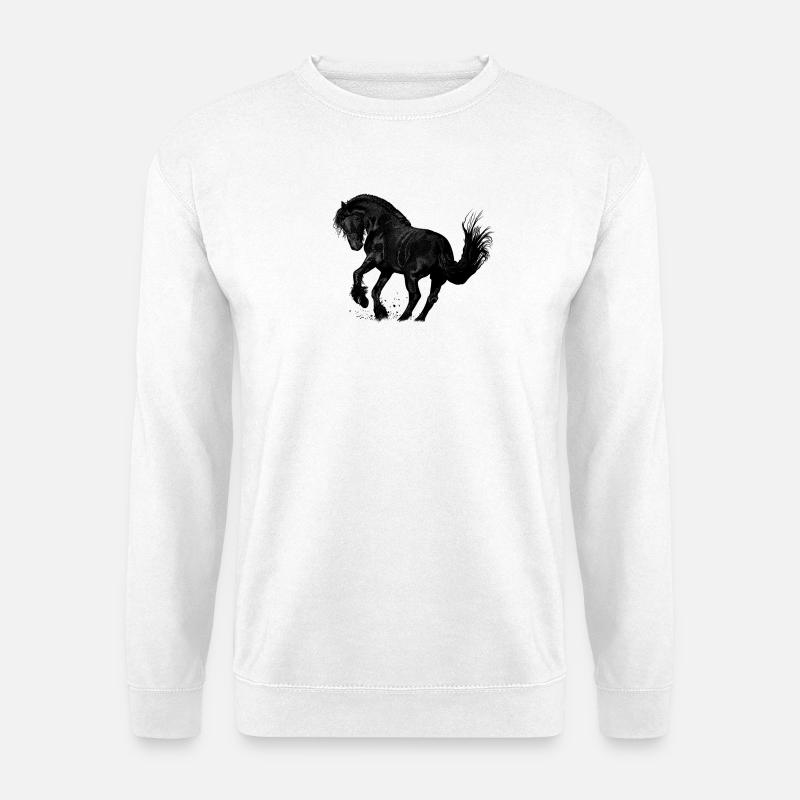 Pferd - Unisex Pullover - Weiß