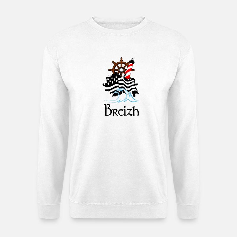 Bretagne - Unisex Pullover - Weiß