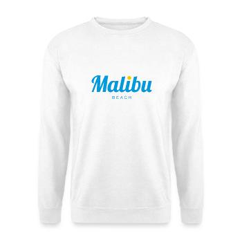 MALIBU Beach California - Unisex Pullover - Weiß - Vorne