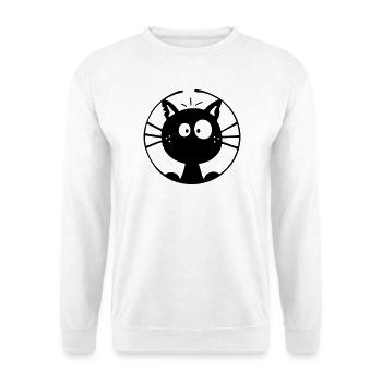 Mignon Chat - Sweat-shirt Unisexe - blanc - Devant