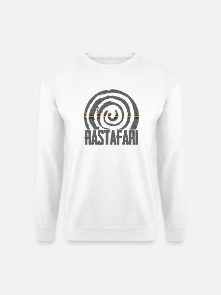 Reggae Rastafari - Unisex Pullover - Weiß