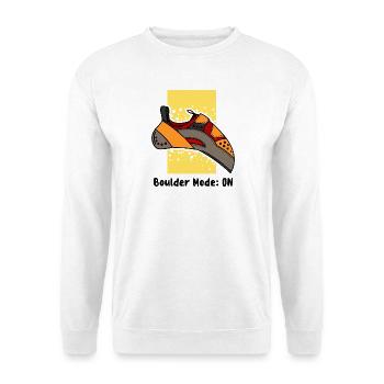 Boulder Boulderer escalade escalade escalade sports de montagne - Sweat-shirt Unisexe - blanc - Devant