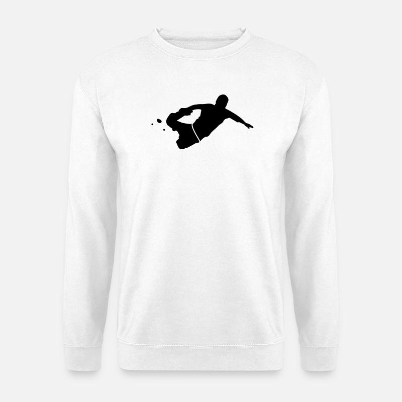 free running - Unisex Pullover - Weiß