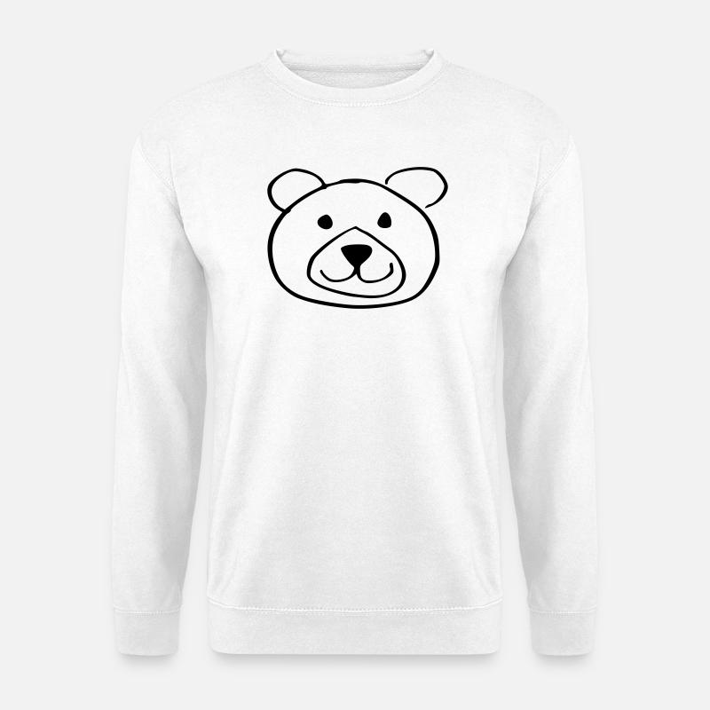süßer Bär - Unisex Pullover - Weiß