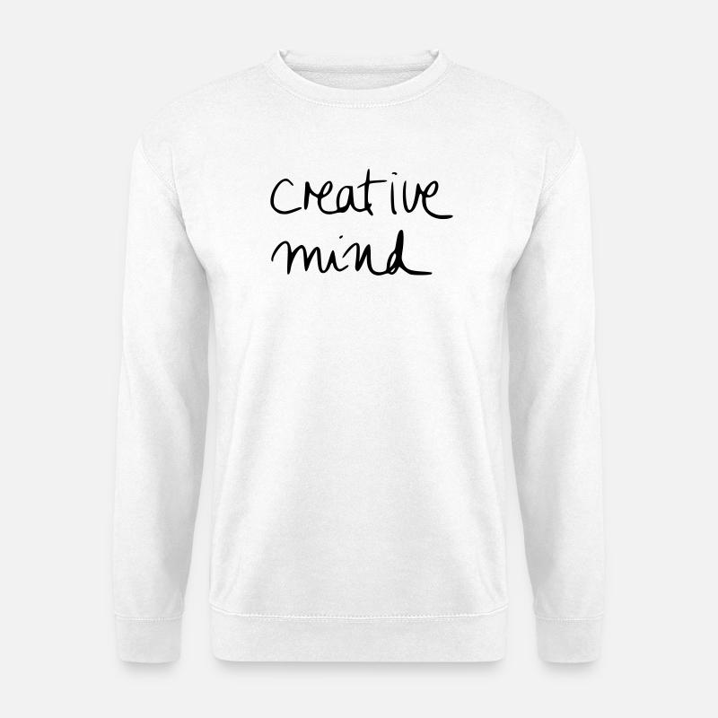 creative mind - Unisex Pullover - Weiß