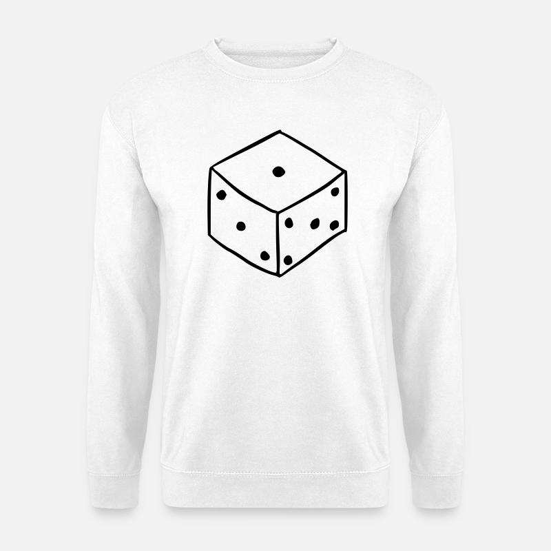 Würfel - Unisex Pullover - Weiß