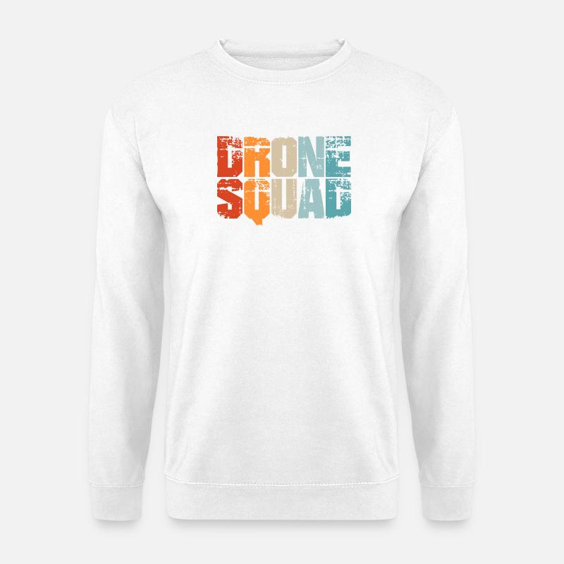 Drone / drones shirts - Unisex Sweatshirt - white