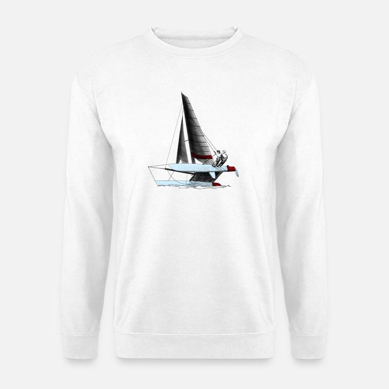 katamaran - Unisex Pullover - Weiß