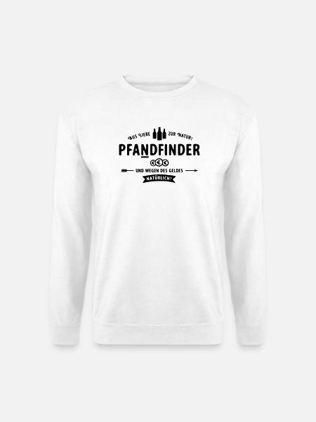 Pfadfinder wird zum Pfandfinder - Unisex Pullover - Weiß