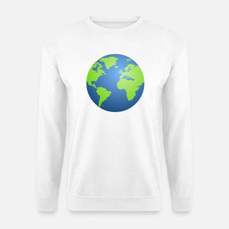 Erdkugel - Unisex Pullover - Weiß