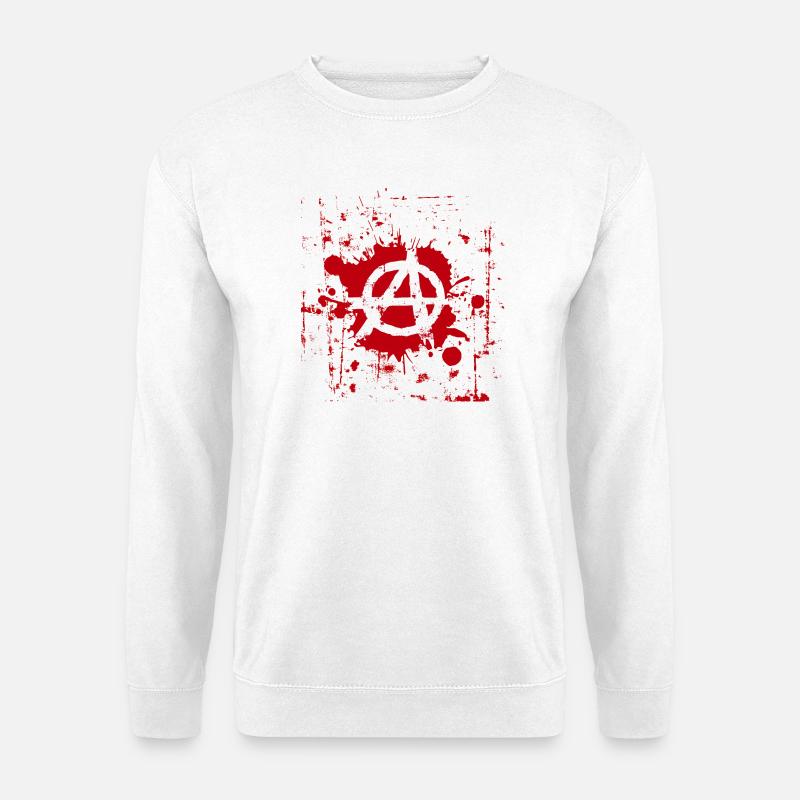 Anarchie - Unisex Pullover - Weiß