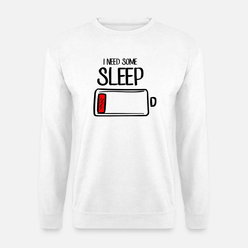 Crimson Stroke auf Schwarz - Unisex Pullover - Weiß