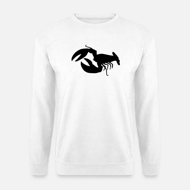 hummer speise gourmet - Unisex Pullover - Weiß