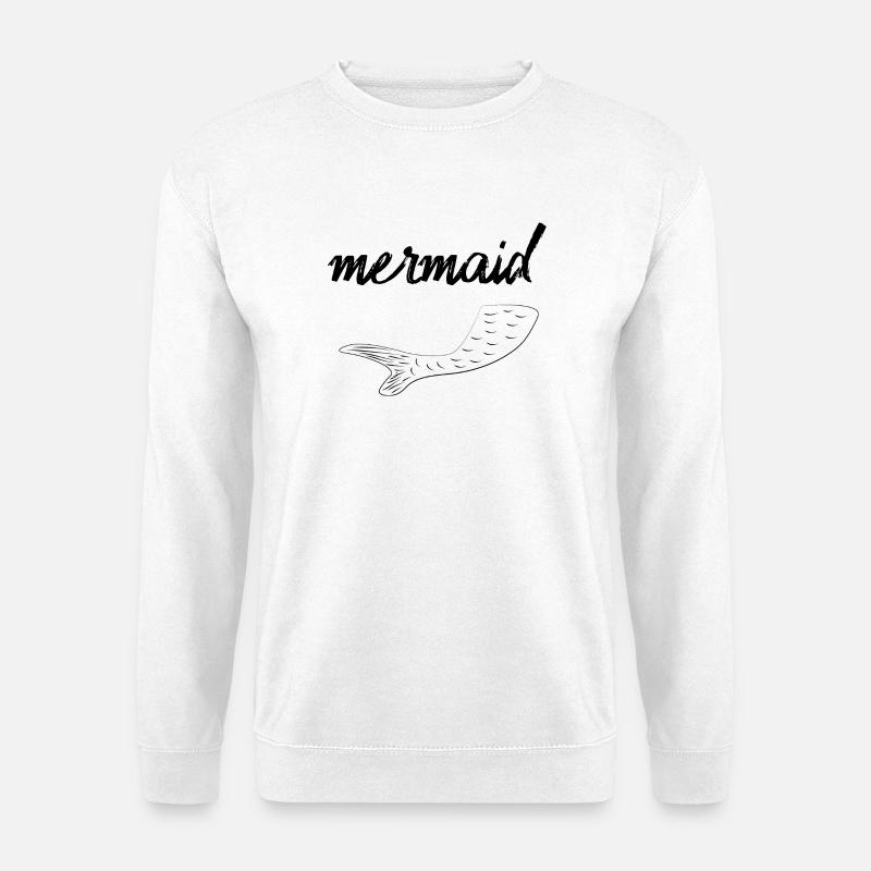 mermaid - Unisex Pullover - Weiß