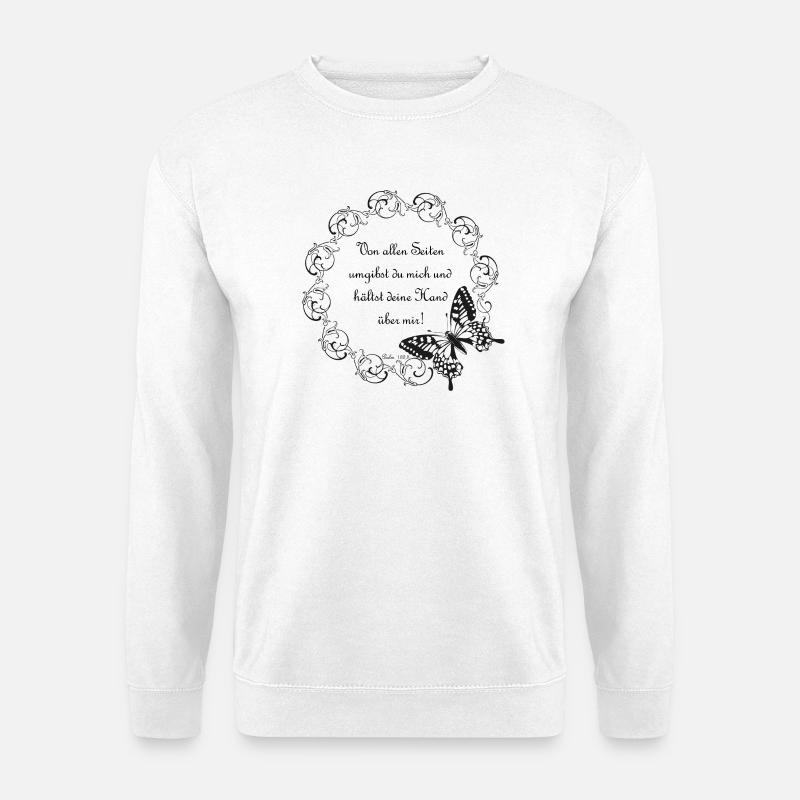 Psalm 139 - Unisex Pullover - Weiß