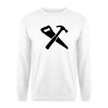 Werkzeug - Unisex Pullover - Weiß - Vorne