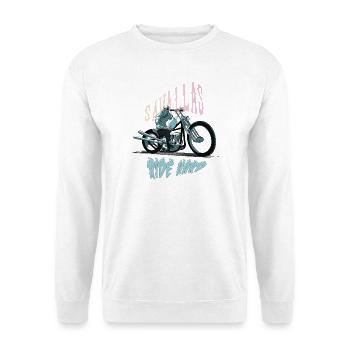 Raide Hard dark background - Unisex Pullover - Weiß - Vorne