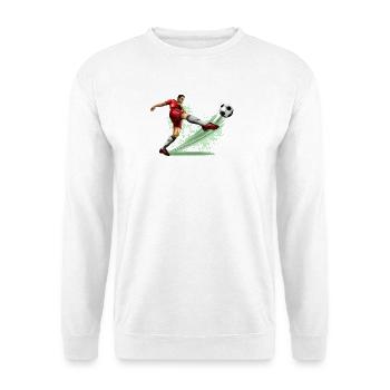 soccer player - Unisex Sweatshirt - white - Front