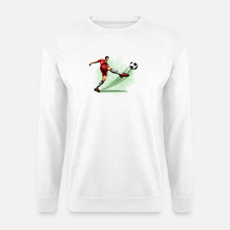 Fußballer - Unisex Pullover - Weiß