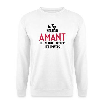 Sex / ziehen / Verführung / Alkohol / sexy - Unisex Pullover - Weiß - Vorne