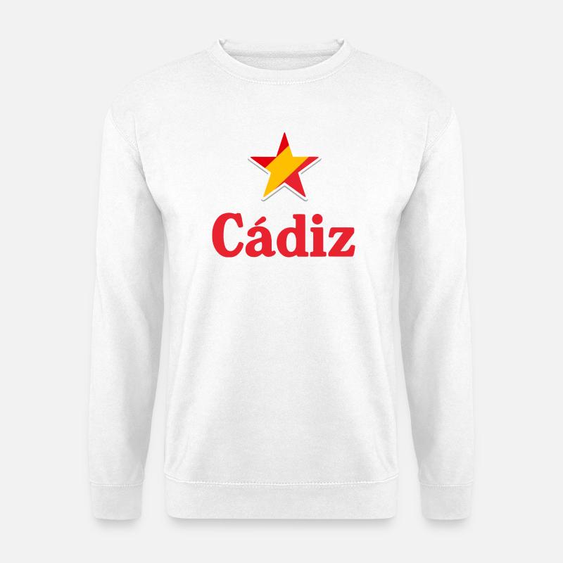 Sterne von Spanien - Cadiz - Unisex Pullover - Weiß