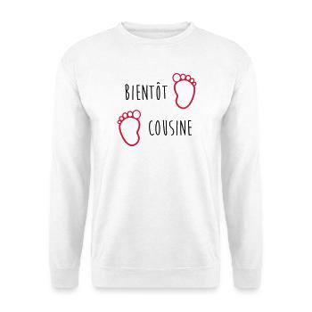 Onkel / Tante / Vetter / Cousin / Kusine - Unisex Pullover - Weiß - Vorne