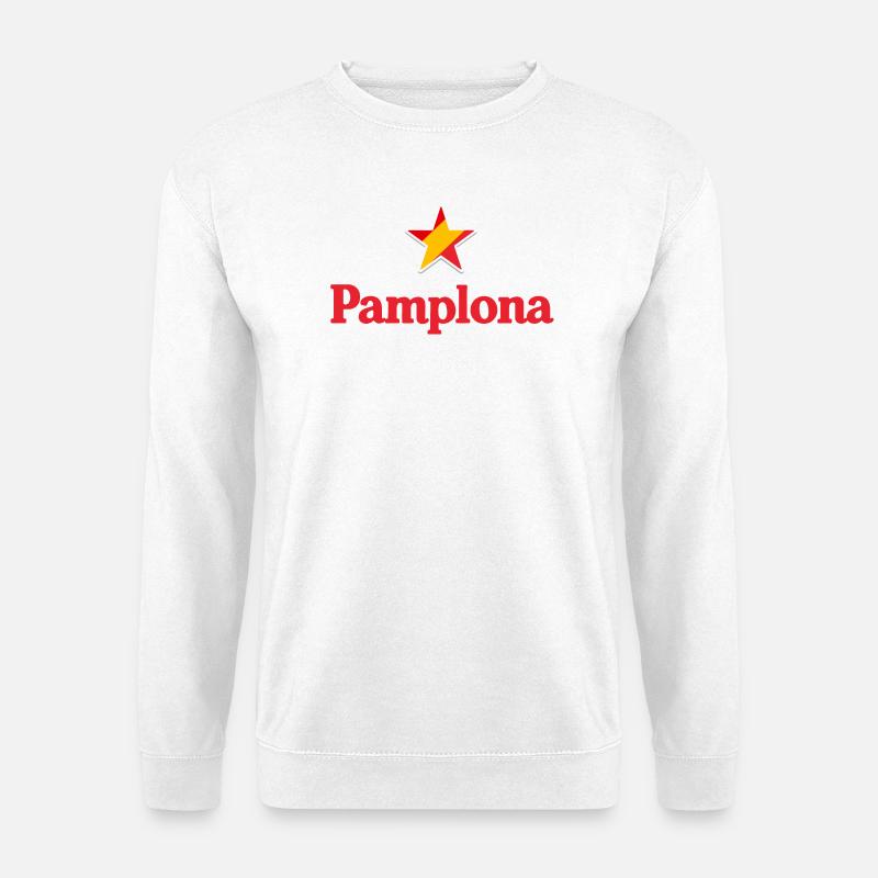 Stars von Spanien - Pamplona - Unisex Pullover - Weiß