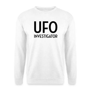 Ufo Alien Raum außerirdisches Aussenseiter - Unisex Pullover - Weiß - Vorne