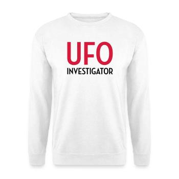 Ufo Alien Raum außerirdisches Aussenseiter - Unisex Pullover - Weiß - Vorne