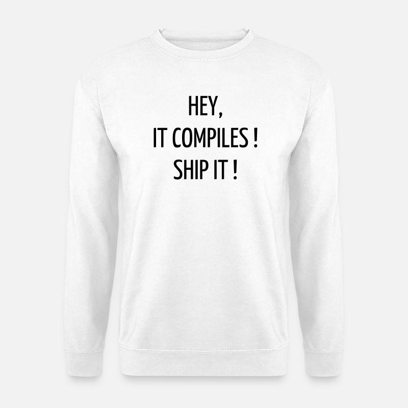 Zitat / Geek / Gaming / Videospiele / Nerd - Unisex Pullover - Weiß