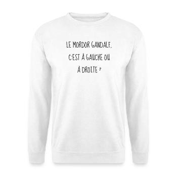 Cinéma / Citation / Série télé / Geek - Sweat-shirt Unisexe - blanc - Devant