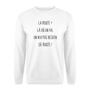 Cinéma / Citation / Série télé / Geek - Sweat-shirt Unisexe - blanc - Devant